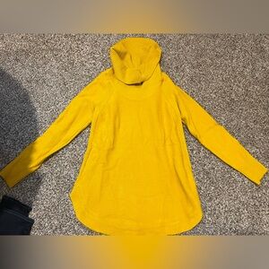 Anthropologie Mustard Knit Turtleneck